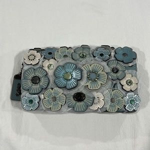 1941 Sage Blue Dinky Tea Rose with Crystals